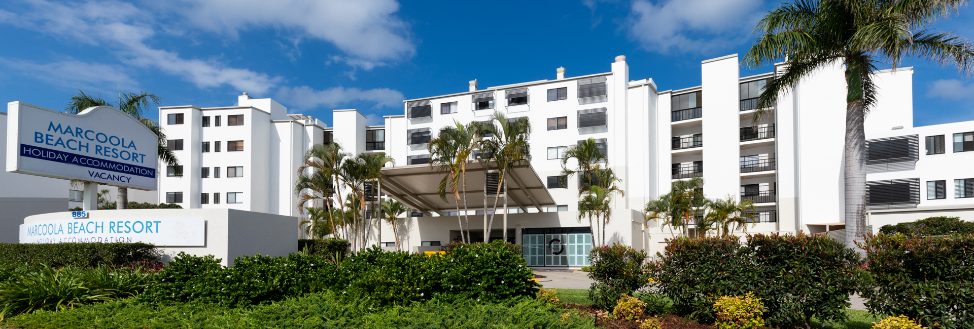 Front view,Marcoola Resort