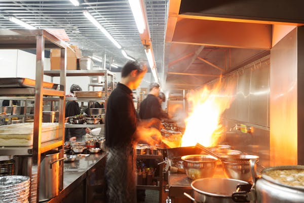 Interior view of Commercial Kitchen