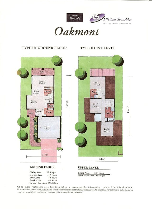 Floor plan Oakmont